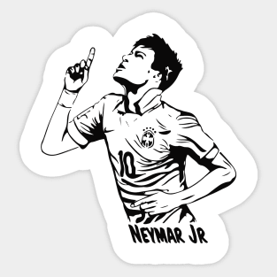 Neymar Jr Football Sticker